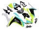 Bleu Clair Vert Citron Noir Carénage Moto Yamaha YZF 1000 R1 2007-2008