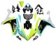 Bleu Clair Vert Citron Noir Carénage Moto Yamaha YZF 1000 R1 2007-2008