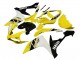 Jaune Blanc Noir Carénages Moto Yamaha YZF 1000 R1 2007-2008