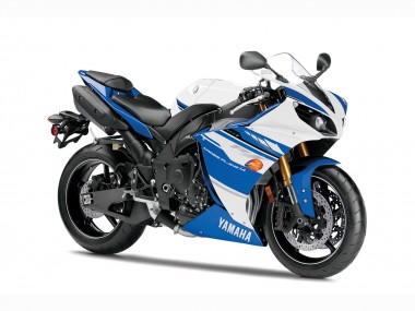 Blanc Bleu Clair Carénage Moto Yamaha YZF 1000 R1 2007-2008 Pas Chère