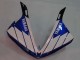 Blanc Bleu Noir M1 Carénage Moto Yamaha YZF 1000 R1 2009-2011