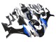 Argent Bleu Noir Brillant Carénage Moto Yamaha YZF 1000 R1 2015-2019