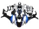 Argent Bleu Noir Brillant Carénage Moto Yamaha YZF 1000 R1 2015-2019
