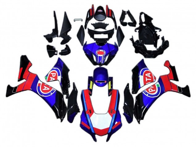 Bleu Rouge Jaune Noir Pata Carénage Moto Yamaha YZF 1000 R1 2020-2025