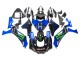 Bleu Noir Vert Noir ENEOS Monstre Carénage Moto Yamaha YZF 1000 R1 2020-2025