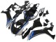 Noir Brillant Argent Bleu Carénage Moto Yamaha YZF 1000 R1 2020-2025