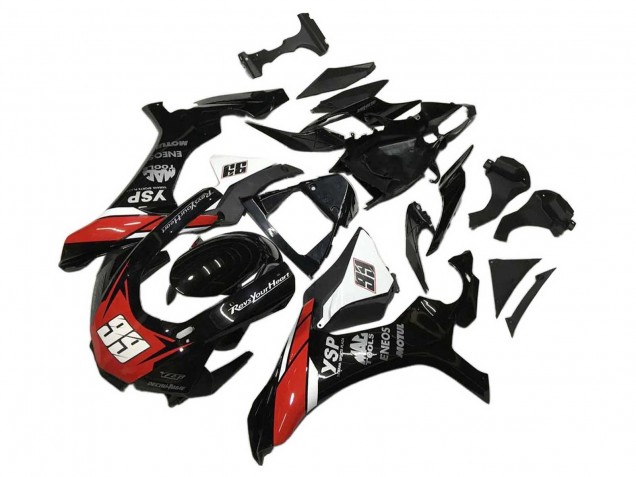 Noir Brillant Blanc Rouge YSP ENEOS Motul 99 Carénage Moto Yamaha YZF 1000 R1 2020-2025