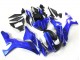 Bleu Noir Mat Carénage Moto Yamaha YZF 1000 R1 2020-2025