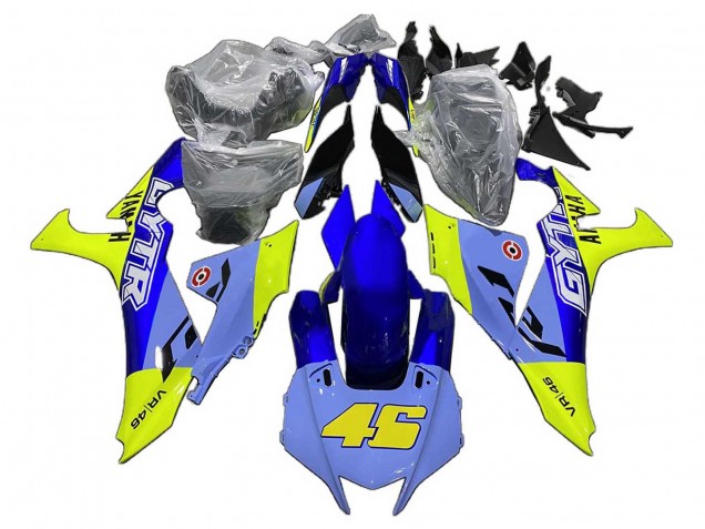 Bleu Jaune GYTR 46 Carénage Moto Yamaha YZF 1000 R1 2020-2025