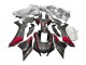 Noir Fibre de Carbone Rouge Carénage Moto Yamaha YZF 1000 R1 2020-2025