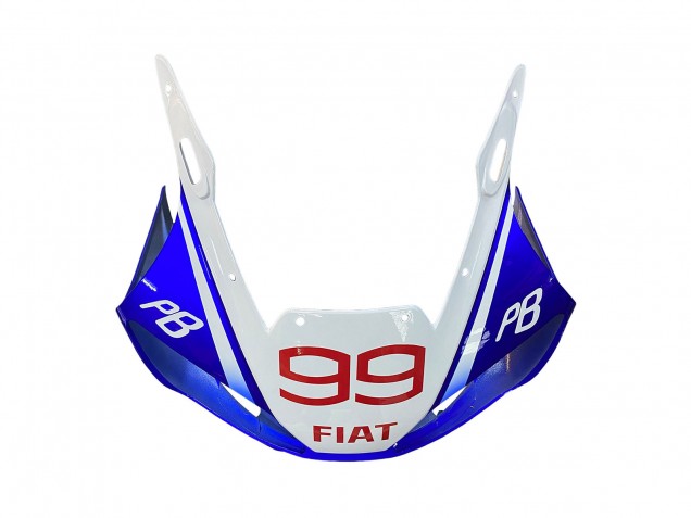 Blanc Bleu Rouge Fiat 99 Carénage Moto Yamaha YZF 600 R6 1998-2002