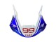 Blanc Bleu Rouge Fiat 99 Carénage Moto Yamaha YZF 600 R6 1998-2002