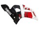 Blanc Rouge Noir Brillant Carénage Moto Yamaha YZF 600 R6 1998-2002