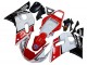 Blanc Rouge Noir Petronas Yamalube 50th Carénage Moto Yamaha YZF 600 R6 1998-2002
