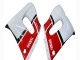 Blanc Rouge Noir Petronas Yamalube 50th Carénage Moto Yamaha YZF 600 R6 1998-2002