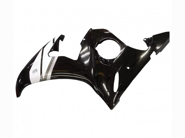 Rouge Blanc Noir Brillant Carénage Moto Yamaha YZF R6S 2006-2009