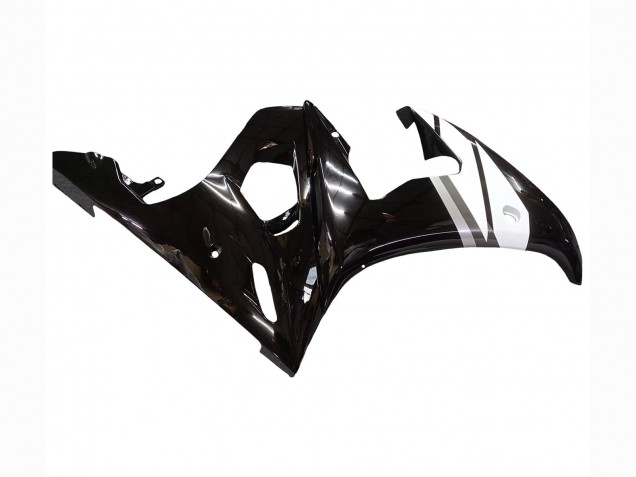 Rouge Blanc Noir Brillant Carénage Moto Yamaha YZF R6S 2006-2009