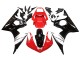 Rouge Blanc Noir Brillant Carénage Moto Yamaha YZF R6S 2006-2009