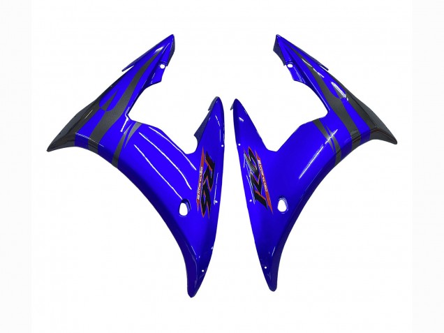 Bleu Noir Carénage Moto Yamaha YZF R6S 2006-2009