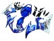 Blanc Bleu Fiat Motul Kastinee Carénage Moto Yamaha YZF R6S 2006-2009