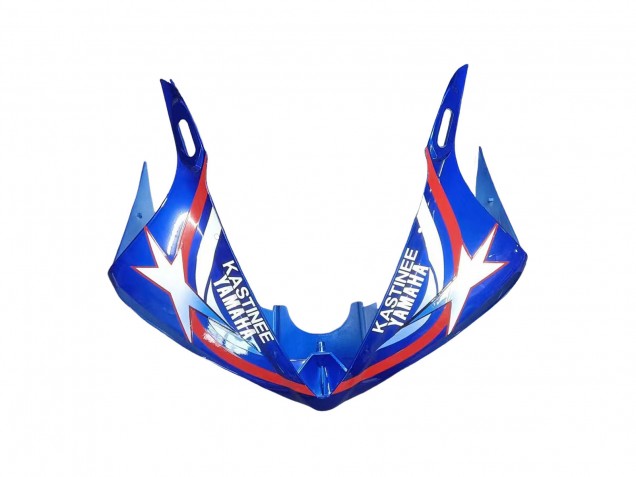 Blanc Bleu Fiat Motul Kastinee Carénage Moto Yamaha YZF R6S 2006-2009