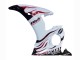 Blanc Dark Noir Flamme Carénage Moto Yamaha YZF R6S 2006-2009