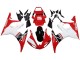 Blanc Rouge Noir Brillant Carénages Moto Yamaha YZF R6S 2006-2009