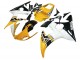Jaune Blanc Noir Brillant Carénage Moto Yamaha YZF R6S 2006-2009
