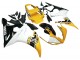 Jaune Blanc Noir Brillant Carénage Moto Yamaha YZF R6S 2006-2009