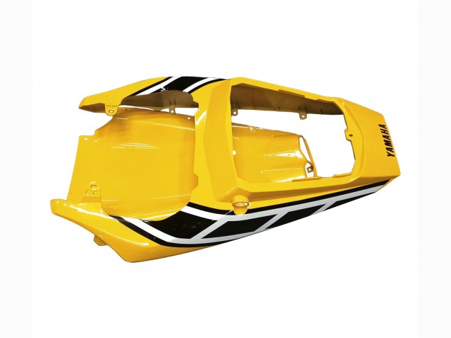 Jaune Blanc Noir Brillant Carénage Moto Yamaha YZF R6S 2006-2009