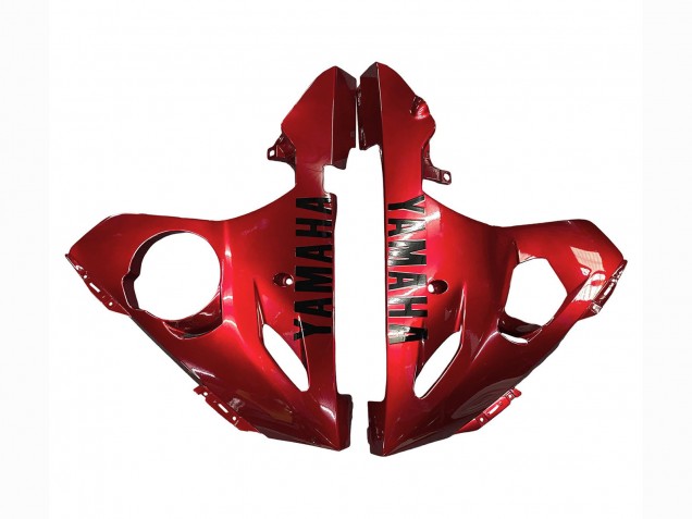 Rouge Noir Mat Kits Carénages Moto Yamaha YZF R6S 2006-2009