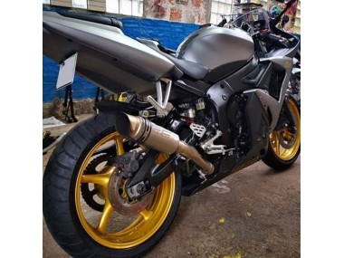 Gris Mat Noir Mat Or Décalque Carénage Moto Yamaha YZF R6 2003-2004 Pas Chère