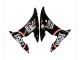 Noir Brillant Rouge Blanc Lucky Strike Motul Carénage Moto Yamaha YZF R6 2003-2004