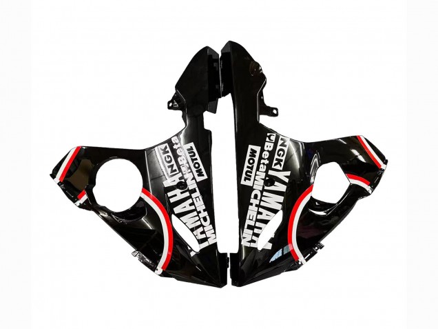 Noir Brillant Rouge Blanc Lucky Strike Motul Carénage Moto Yamaha YZF R6S 2006-2009