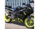 Noir Brillant Jaune Néon Carénage Moto Yamaha YZF R6 2003-2004