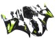 Noir Brillant Jaune Néon Carénage Moto Yamaha YZF R6S 2006-2009
