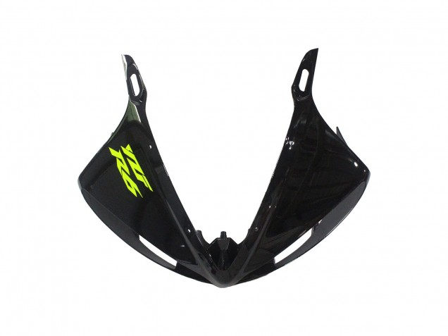 Noir Brillant Jaune Néon Carénage Moto Yamaha YZF R6S 2006-2009