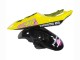 Jaune Rose Noir Brillant Rossi Repsol 46 Carénage Moto Yamaha YZF R6 2003-2004