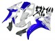 Blanc Bleu GYTR Carénage Moto Yamaha YZF R6 2003-2004