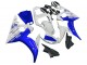 Blanc Bleu GYTR Carénage Moto Yamaha YZF R6S 2006-2009