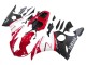 Rouge Blanc Noir Mat Carénage Moto Yamaha YZF R6S 2006-2009