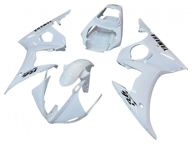 Blanc Noir Décalque Carénage Moto Yamaha YZF R6S 2006-2009