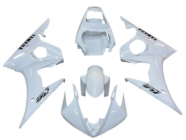 Blanc Noir Décalque Carénage Moto Yamaha YZF R6S 2006-2009
