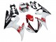 Blanc Rouge Noir Brillant Motul Carénage Moto Yamaha YZF R6 2003-2004
