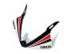 Blanc Rouge Noir Brillant Motul Carénage Moto Yamaha YZF R6 2003-2004