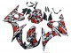 Noir Rouge Gris Camouflage Carénage Moto Yamaha YZF R6S 2006-2009