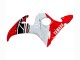 Rouge Blanc Noir Carénage Moto Yamaha YZF R6S 2006-2009