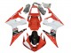 Rouge Blanc Noir Carénage Moto Yamaha YZF R6S 2006-2009