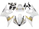 Blanc Or Carénage Moto Yamaha YZF R6 2003-2004