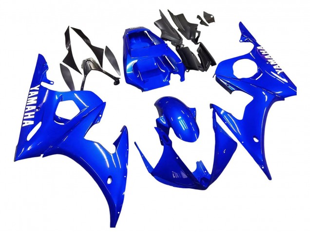 Bleu Carénage Moto Yamaha YZF 600 R6 2005